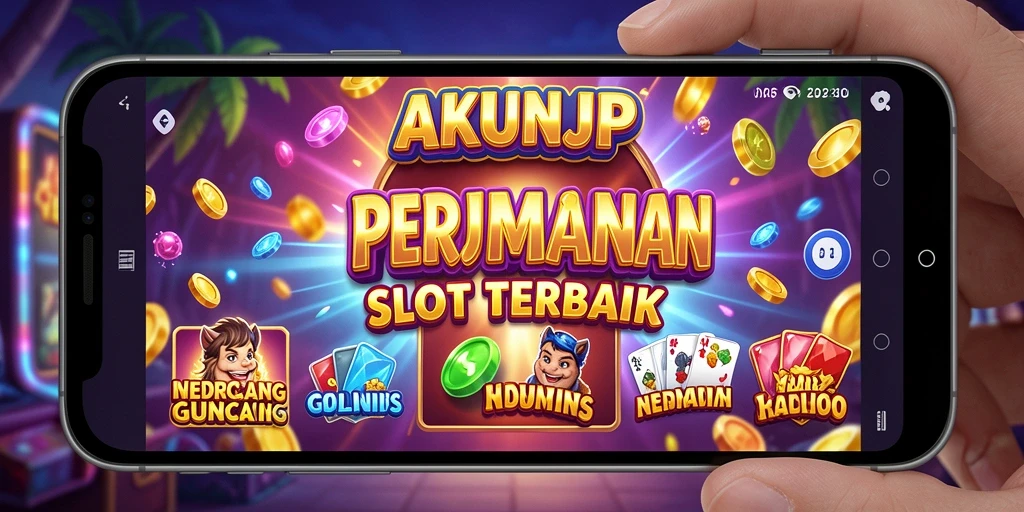 Tampilan menarik dari permainan Slot di AKUNJP