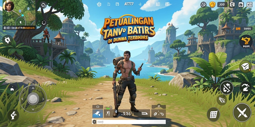 Tampilan gameplay seru dari dunia Open World AT777.