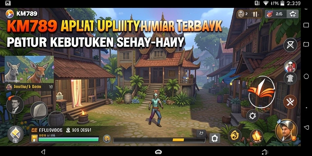 Tangkapan layar utama KM789 yang menampilkan antarmuka aplikasi Utility yang intuitif.