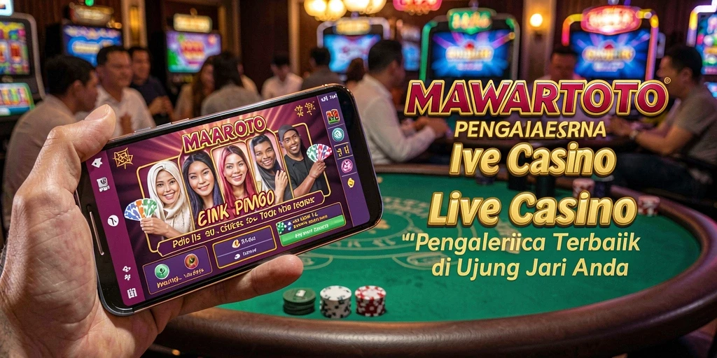 Screenshot gameplay MAWARTOTO menampilkan momen seru dalam Live Casino.