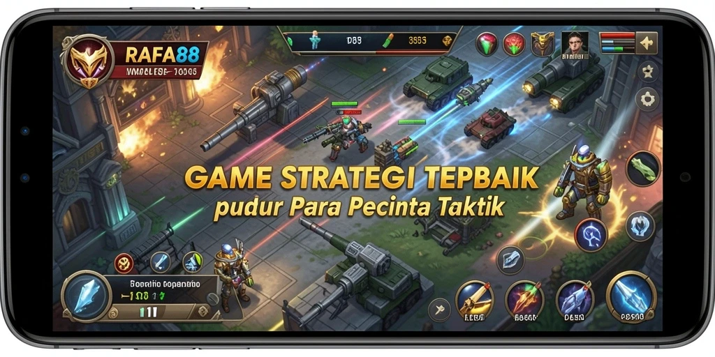 Tampilan gameplay RAFA88 yang intens dan strategis.