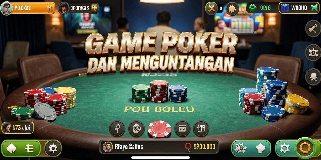 Tampilan gameplay Poker menarik di RR33 dengan suasana yang seru.