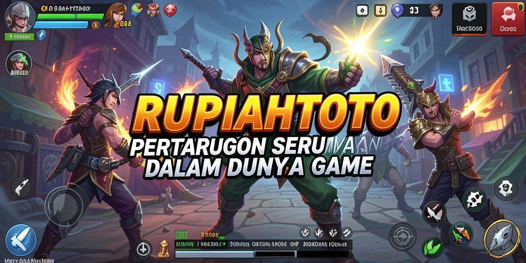 Tampilan menarik dari gameplay pertarungan di RUPIAHTOTO.