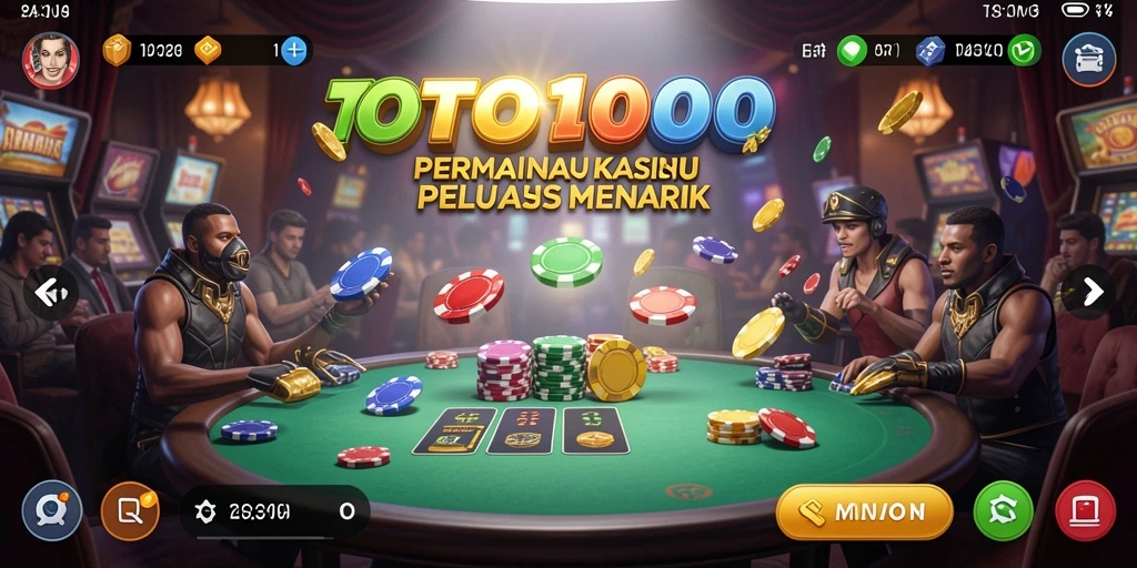 Tampilan gameplay seru dan menarik di TOTO1000.