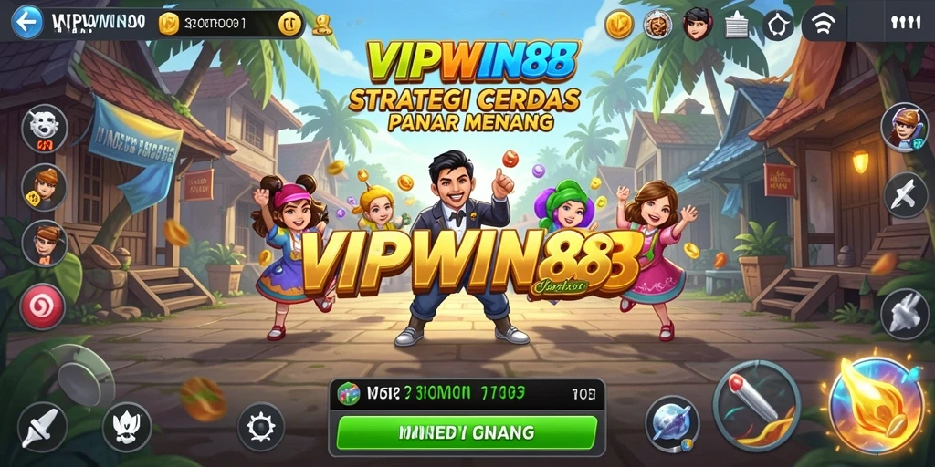 Tampilan gameplay strategis dalam VIPWIN88 yang menantang.