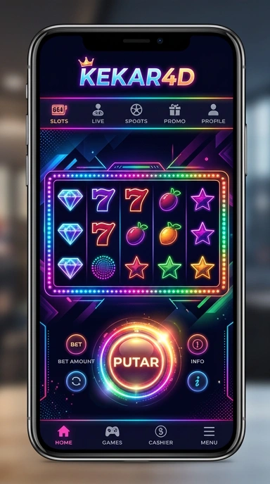 Tampilan antarmuka aplikasi kekar4d yang intuitif.
